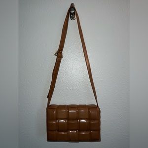Leather Chocolate Box Bag